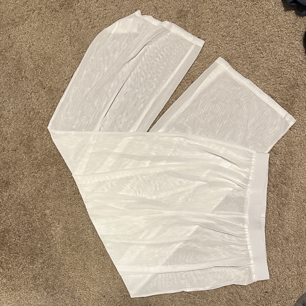 White Sheer pants